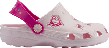 Chodaki sandały klapki dla dzieci Coqui Little Frog różowe 8701-100-5536A/8701-100-5536