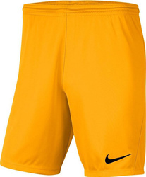 Spodenki treningowe krótkie dziecięce Nike Dry Park III NB K ciemnożółte BV6865 739