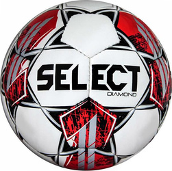 Piłka nożna Select Diamond 4 v23 biało-czerwona 17747