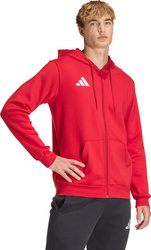 Bluza męska adidas Entrada 26 FZ Hoody czerwona KF5944