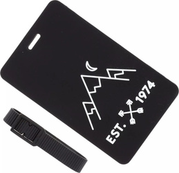 Zawieszka namne tag identyfikator na bagaż do walizki Hi-tec czarny