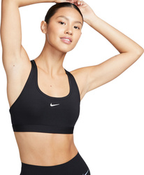 Stanik sportowy Nike Swoosh Light Support czarny DX6817 010