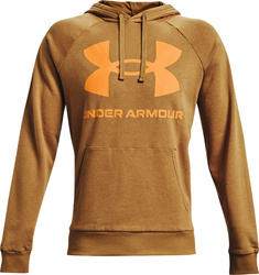 Bluza męska Under Armour Rival Fleece Big Logo HD brązowa 1357093 277