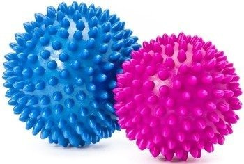 Piłeczki z kolcami do masażu twarde 2 szt Allright