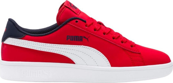 Buty dziecięce Puma Smash v2 Buck High Risk czerwone 365182 07