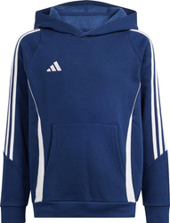 Bluza dla dzieci adidas Tiro 24 Hooded Sweat granatowa IR7504