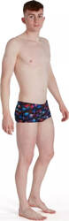 Męskie bokserki kąpielowe Speedo ALV V 17CM BRF AM black/blue flame/light adriatic/fluo tangerine rozmiar 38
