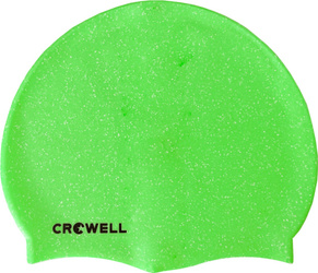 Czepek pływacki silikonowy Crowell Recycling Pearl jasnozielony kol.8
