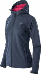 Damska kurtka przejściowa softshell Hi-Tec Lady Neti membrana 8000mm granatowa rozmiar XL