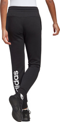 Spodnie damskie adidas Essentials Linear French Terry Cuffed czarne IC6868