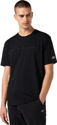 Koszulka męska Champion SS Tee czarna  220273 KK001