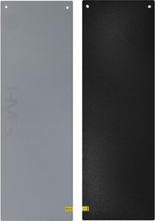 Mata do ćwiczeń fitness z otworami HMS premium MFK03 180x60x1,5 cm szaro-czarna