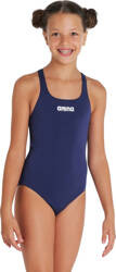 Dziecięcy strój kąpielowy Arena Girl's Team Swimsuit Swim Pro Solid navy-white rozmiar 128 (8-9)