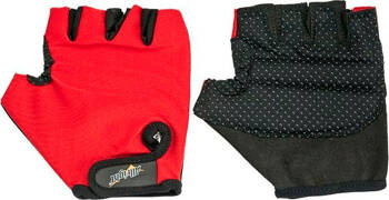 Rękawiczki rowerowe sportowe Lycra XS czerwone