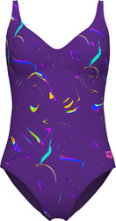Damski Strój Kąpielowy Women's Arena Abyss Swimsuit U Back  dress blues rozmiar 38
