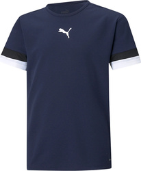 Koszulka dla dzieci Puma teamRISE Jersey Jr granatowa 704938 06