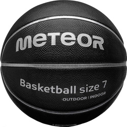 Piłka do koszykówki koszykowa Meteor Cellular 7 czarno-srebrna 16698