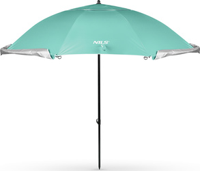 NC17114 PARASOL/PARAWAN PLAŻOWY 2W1 XXL 240 CM ZIELONY NILS