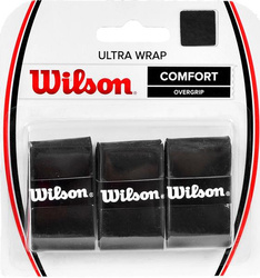 Owijka Wilson Ultra Wrap Comfort Overgrip czarny 3 sztuki /WRZ403000