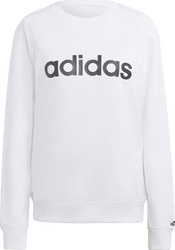 Bluza damska adidas Essentials Linear French Terry biała IC6879
