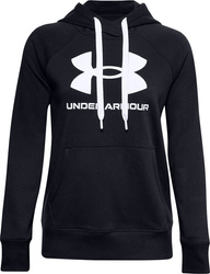 Bluza damska Under Armour Rival Fleece Logo Hoodie głęboka czerń 1356318 001