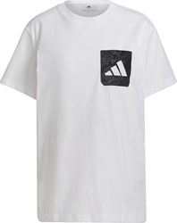 Koszulka damska adidas Lace Camo GFX 1 biała GT8832