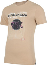 Koszulka męska 4F beżowa H4Z22 TSM029 82S