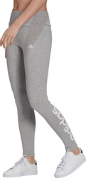 Legginsy damskie adidas Essentials High-Waist szare GL0638