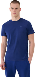 Koszulka męska 4F M2256 granatowa 4FWMM00TTSHM2256 031S