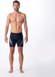 Kąpielówki męskie Aquawave Barid czarno-niebieskie rozmiar M