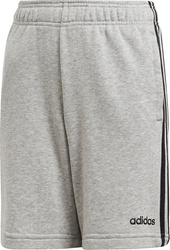 Spodenki dla dzieci adidas Essentials 3 Stripes Knit Short szare DV1797