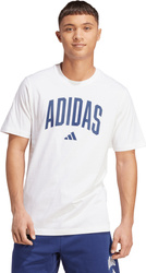 Koszulka męska adidas Collegiate Lineage Graphic biała JM6416