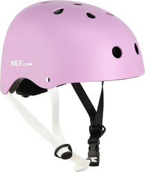 Kask rowerowy, rolki, deskorolkę Nils Extreme MTW001 fioletowy rozmiar XS 48-52 cm