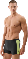 Spodenki kąpielowe męskie 4F M044 czarno-zielone 4FWSS25USWTM044 020S
