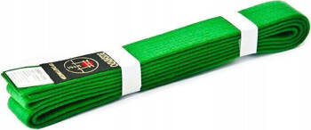 Pas kimono do strojów sztuk walki kimon Karate Judo Bushindo zielony 220 cm