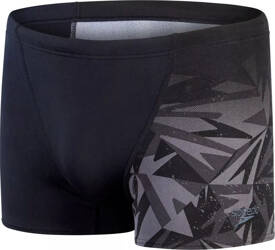 Męskie kąpielówki Speedo HYPERBOOM PNL ASHT AM black/oxid grey rozmiar 40
