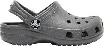 Chodaki sandały klapki dla dzieci Crocs Kids Toddler Classic Clog szare 206990 0DA