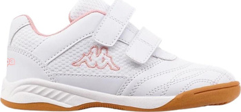 Buty sportowe szkolne miejskie dziecięce Kappa Kickoff K biało-różowe 260509K 1072