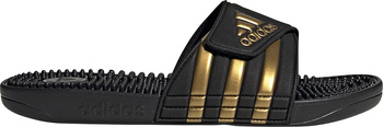 Klapki adidas Adissage czarno-złote EG6517