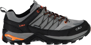 Buty trekkingowe męskie CMP Rigel Low WP szaro-czarno-pomarańczowe 3Q5445775UE