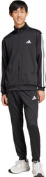 Dres męski adidas Sportswear Basic 3-Stripes French Terry czarny JC5375