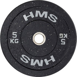 Talerz olimpijski bumper obciażenie HMS HTBR05 szary 5 kg