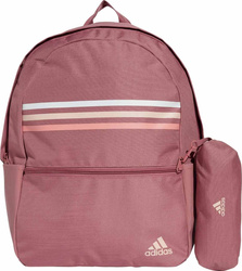 Plecak sportowy szkolny miejski adidas Classic Horizontal 3-S różowy IZ1897