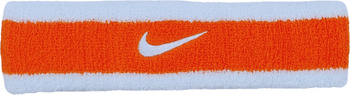 Opaska na głowę Nike Swoosh błękitno-pomarańczowa N0001544450