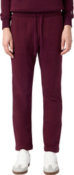 Spodnie damskie dresowe Champion Slim Pants bordowe 118041 RS522