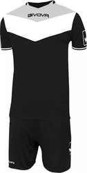 Komplet Givova Kit Campo czarno-szary KITC53 1027