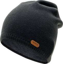 Męska czapka zimowa beanie z podszewką ciepła Iguana Winisk czarna