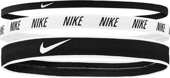 Opaski na włosy Nike Mixed Width Headbands 3 szt. czarno-białe N0002548930OS