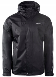 Męska lekka kurtka trekkingowa Hi-Tec Resti czarna rozmiar XL