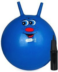 Piłka do skakania Profit 55 cm niebieska DK 2103